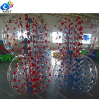 Made in China cheap durable inflatable bubble football bumper ball on hot sale