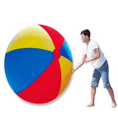 2018 dongguan factory price pvc balloon big beach ball toy